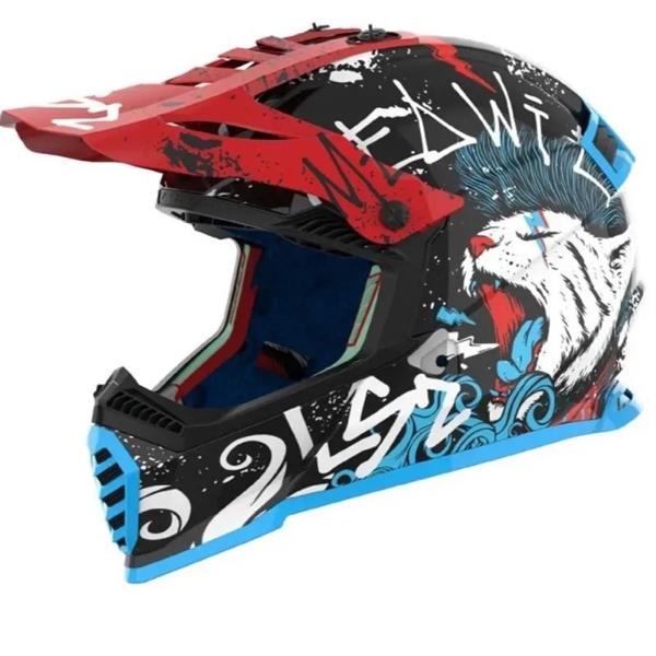 CASCO LS2 BIMBO MX437 FAST EVO STARMAW BLACK