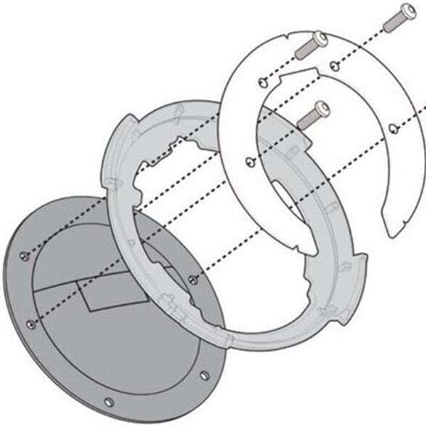 FLANGIA DA SERBATOIO TANKLOCK KAWASAKI VERSYS 650