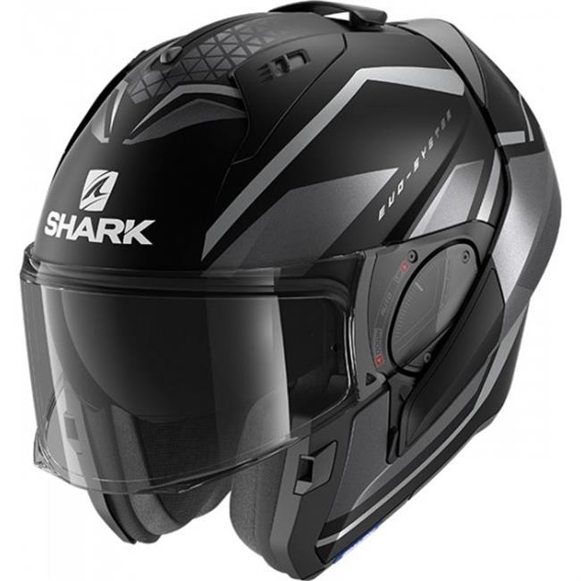 CASCO MODULARE SHARK EVO ES YARI NERO ANTRACITE - 1