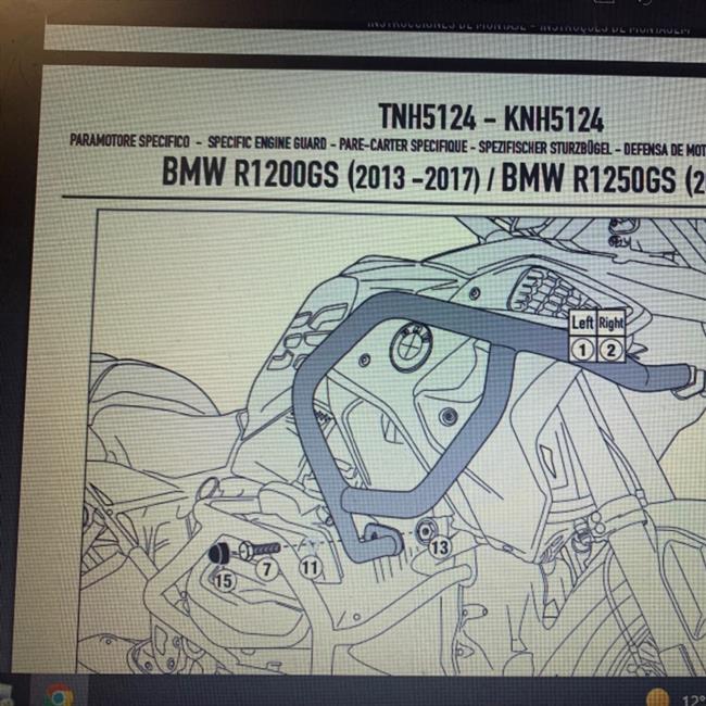 PARAMOTORE ALTO GIVI BMW R1200/1250 GS - 3