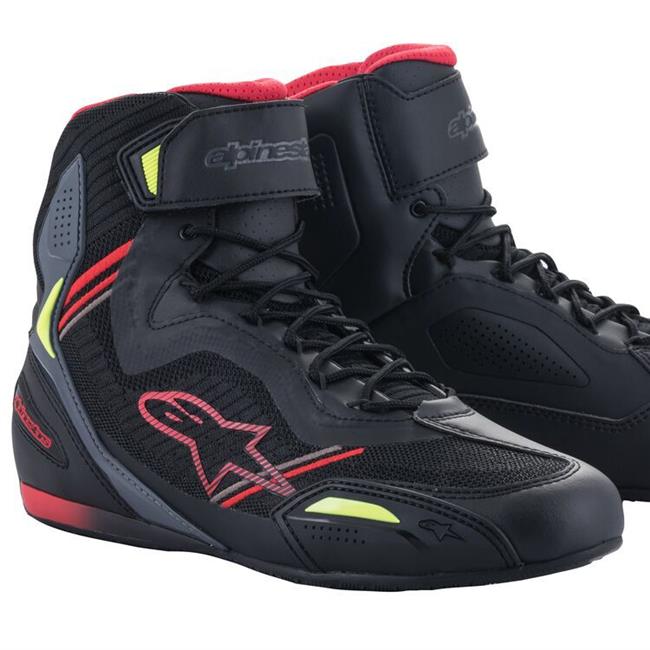 SCARPA ALPINESTARS FASTER 3 RIDEKNIT BLACK/RED - 1