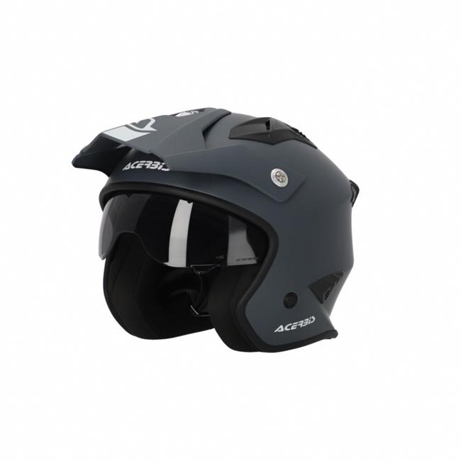 CASCO ACERBIS JET ARIA GRIGIO - 1