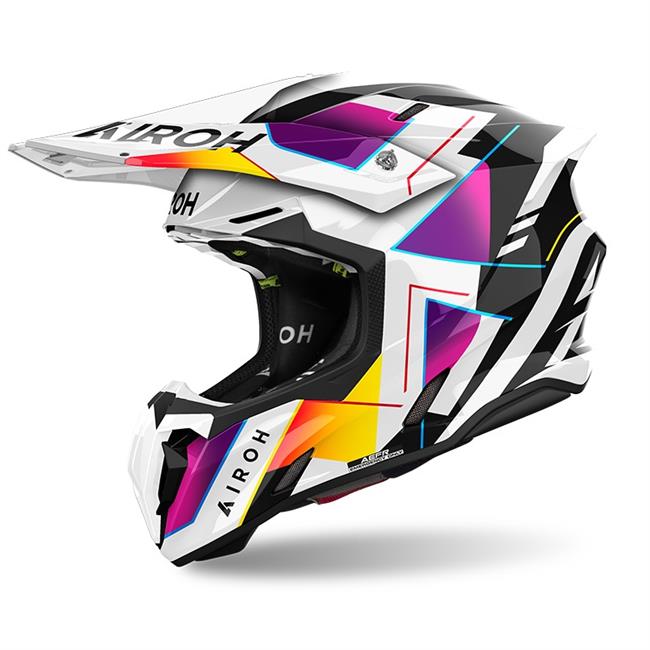 CASCO AIROH TWIST 3 RAINBOW GLOSS - 2