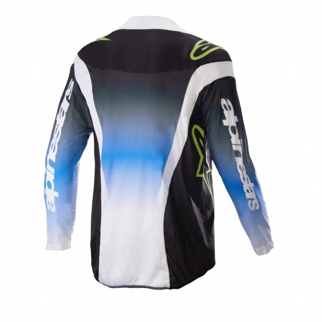 MAGLIA ALPINESTARS BIMBO RACER PUSH COL. NIGHTLIFE BLUE WHITE - 2