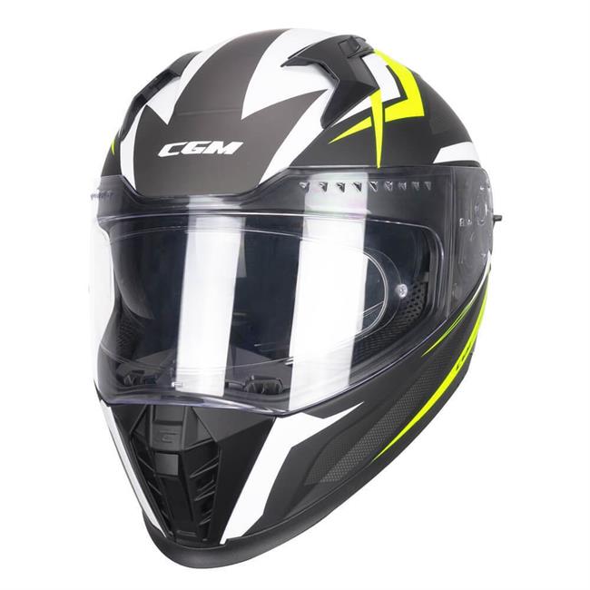 CASCO CGM BLAST SPORT NERO/GIALLO FLUO OPACO - 3