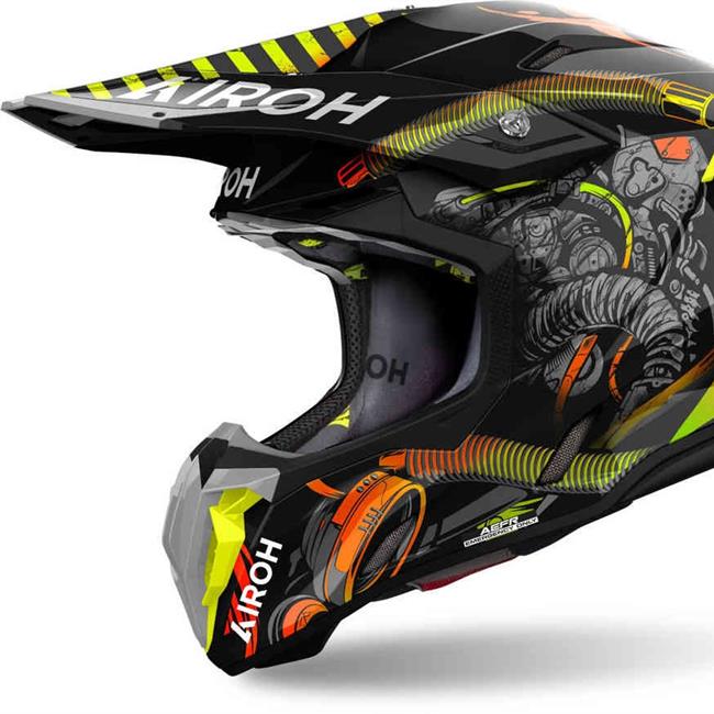 CASCO AIROH TWIST 3 TOXIC GLOSS - 1