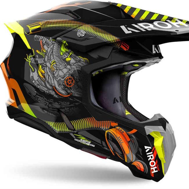 CASCO AIROH TWIST 3 TOXIC GLOSS - 2