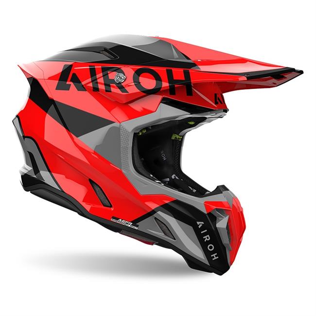 CASCO AIROH TWIST 3 KING RED GLOSS - 1