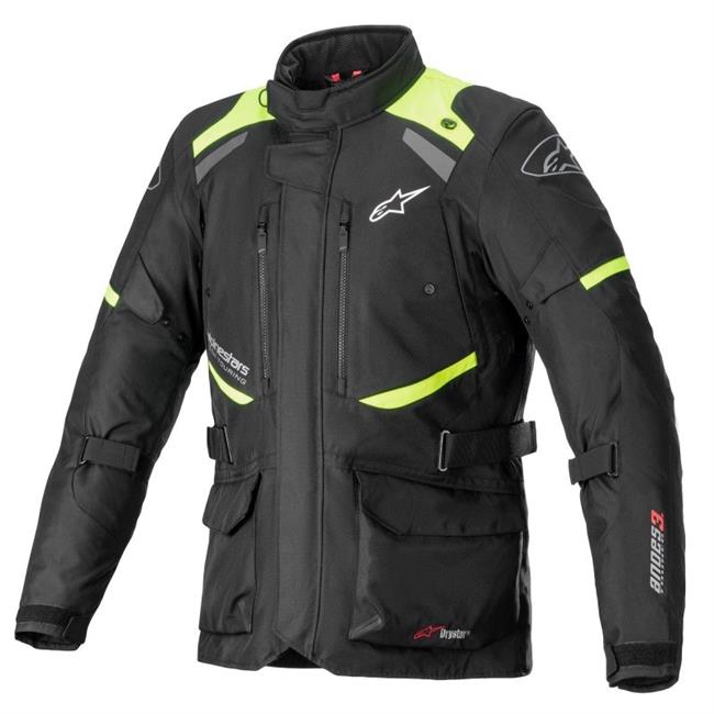 ALPINESTARS V3 DRYSTAR JACKET BLACK YELLOW - 1